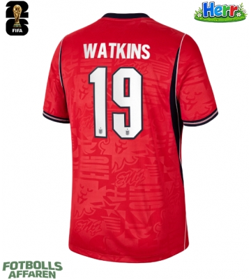 England Ollie Watkins #19 Bortatröja VM 2026 Kortärmad